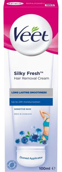 Veet Silky Fresh Hair Removal Cream 100 ml - Sensitiv hud