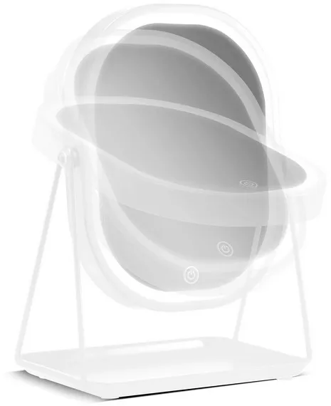 Gillian Jones - Bordsspeil med dobbeltside og brett (Hvit/White)